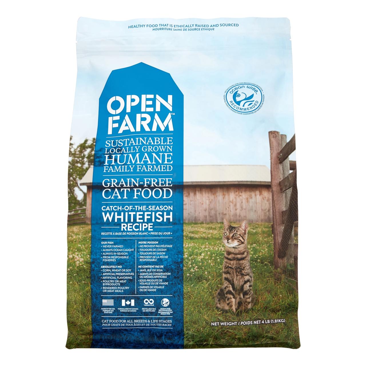 Open Farm cat food nutritional benefits and customer feedback