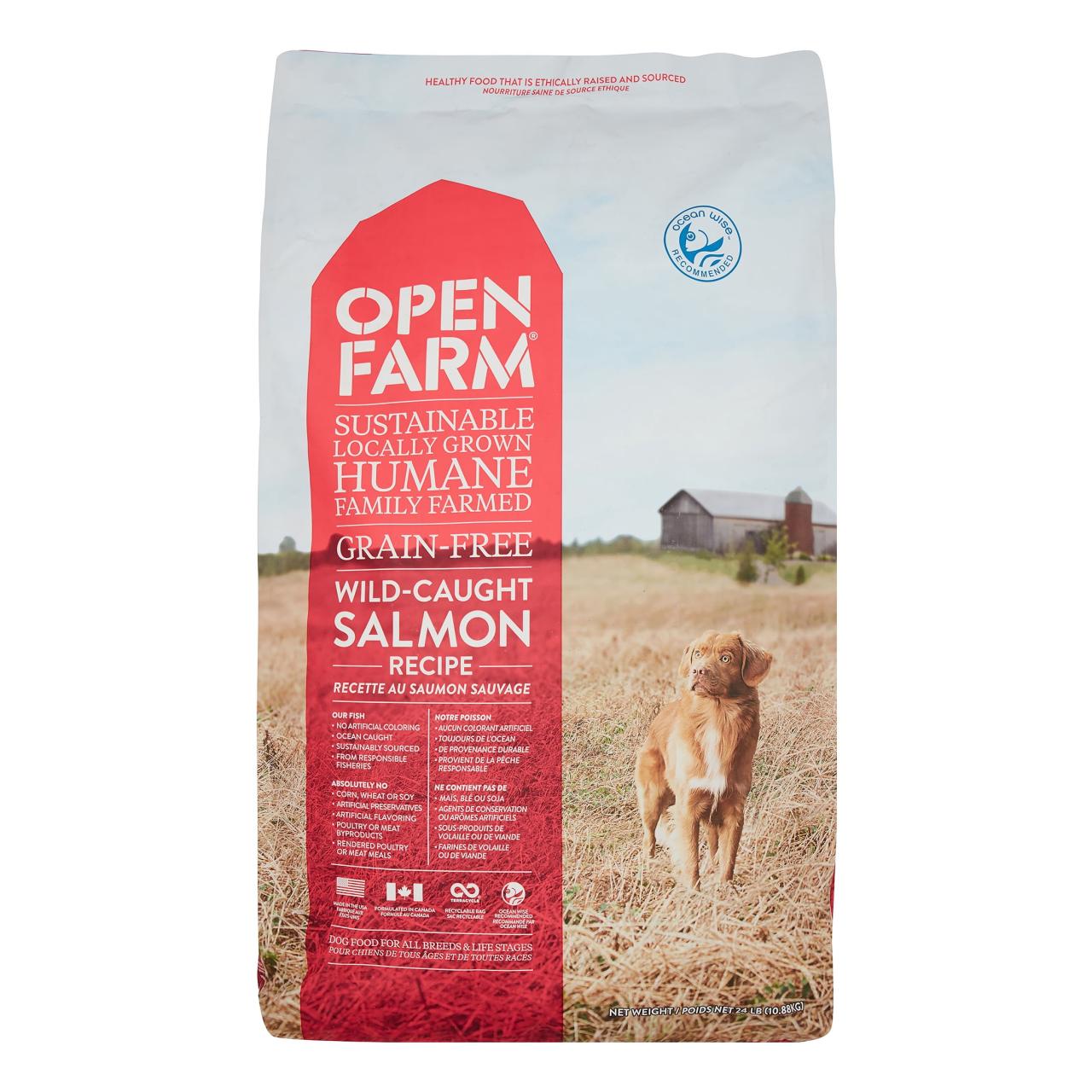 Dog open farm ancient beef fed grains grass recipe