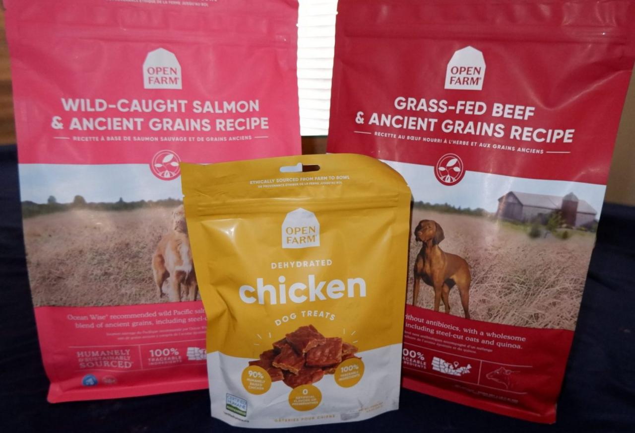 Open Farm dog food reviews for sensitive stomachs