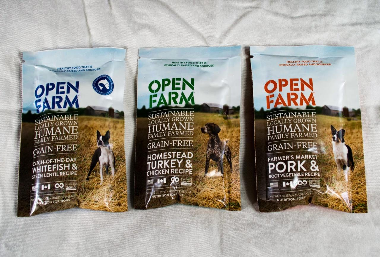 Open Farm pet food ingredient sourcing and transparency