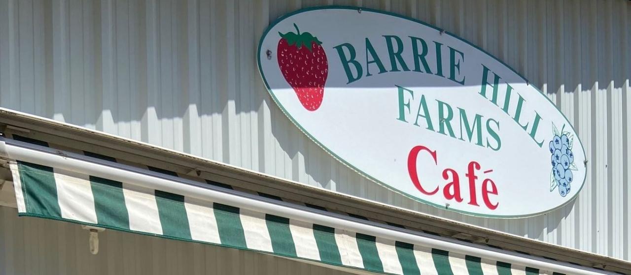 Barrie Hill Farms' history and contribution to the local agricultural landscape