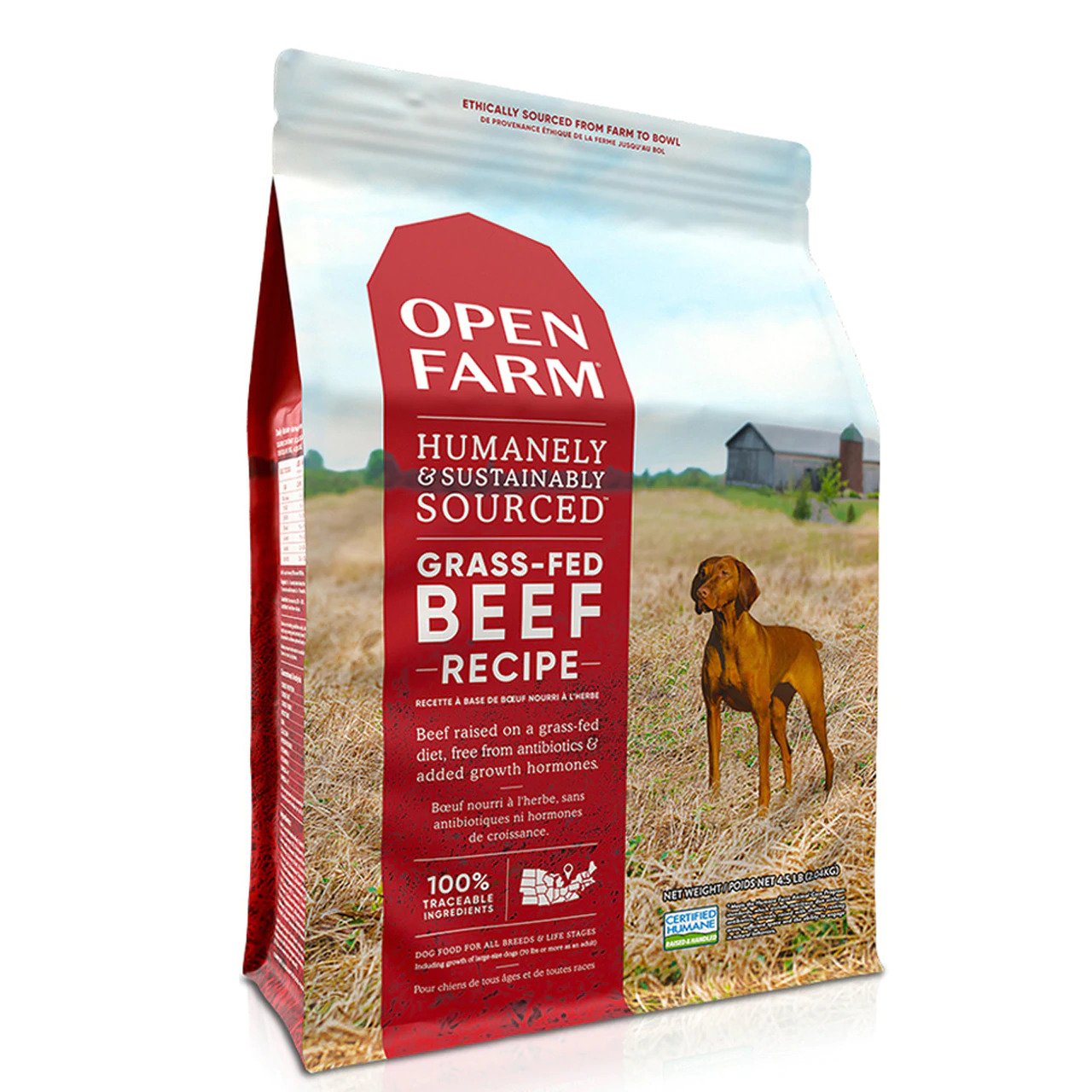 Open Farm pet food ingredients and sourcing