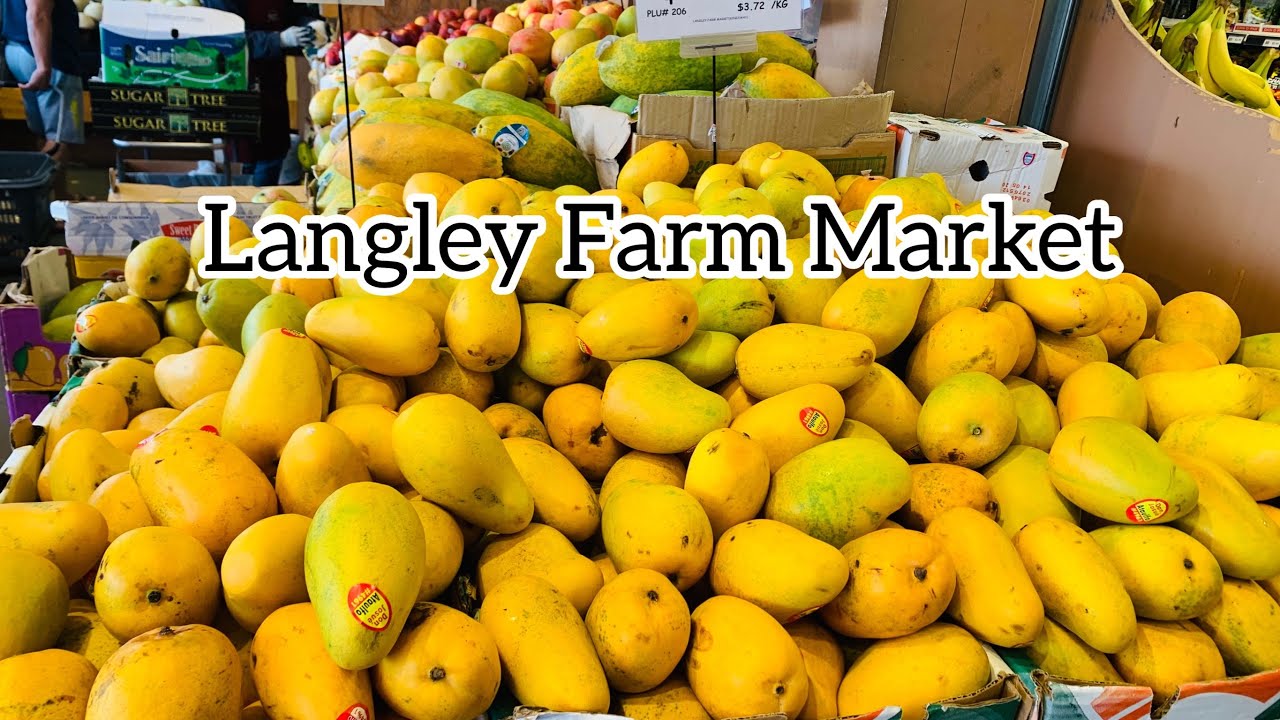 Langley Farm Market's seasonal produce and local vendors