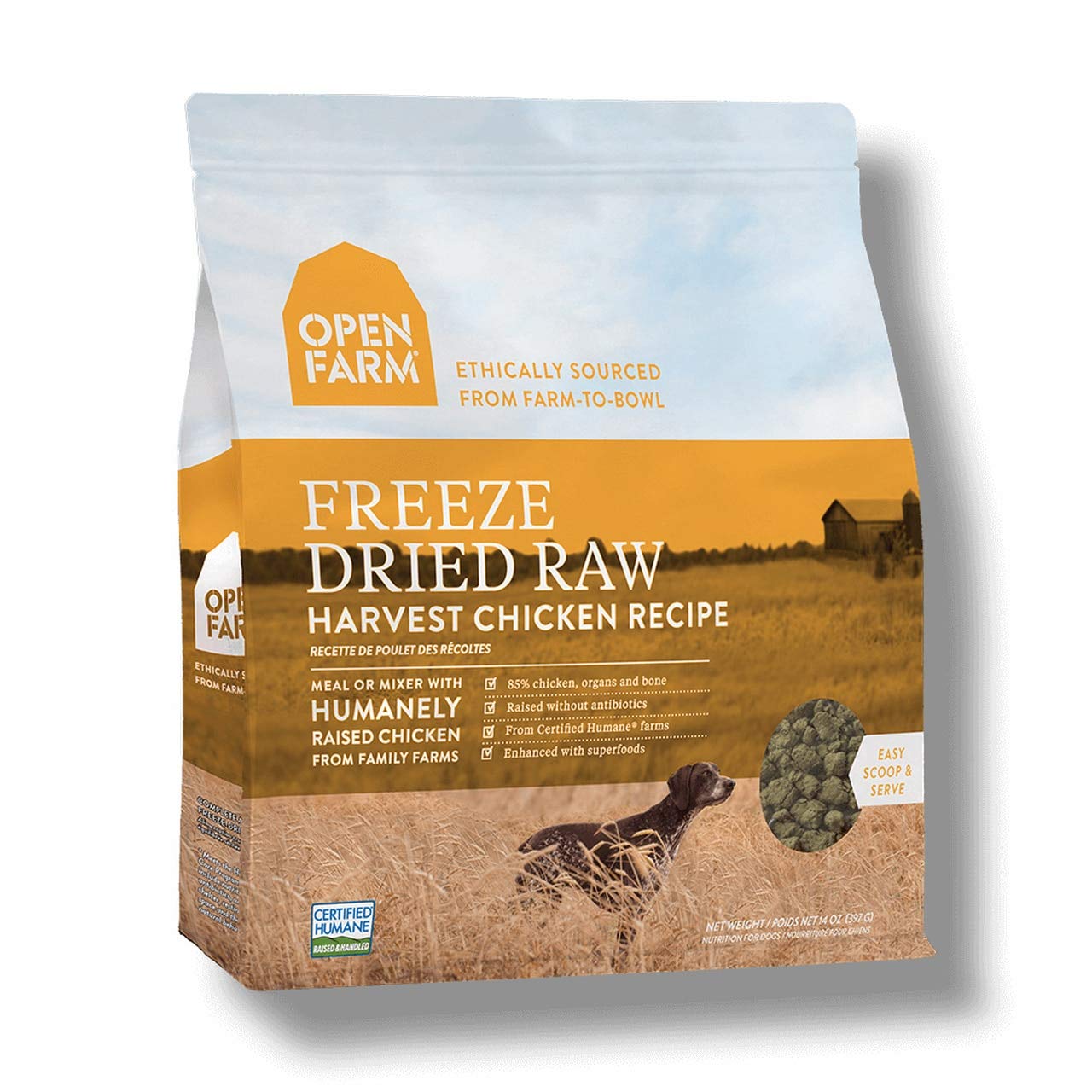 Finding the best freeze-dried raw dog food from Open Farm