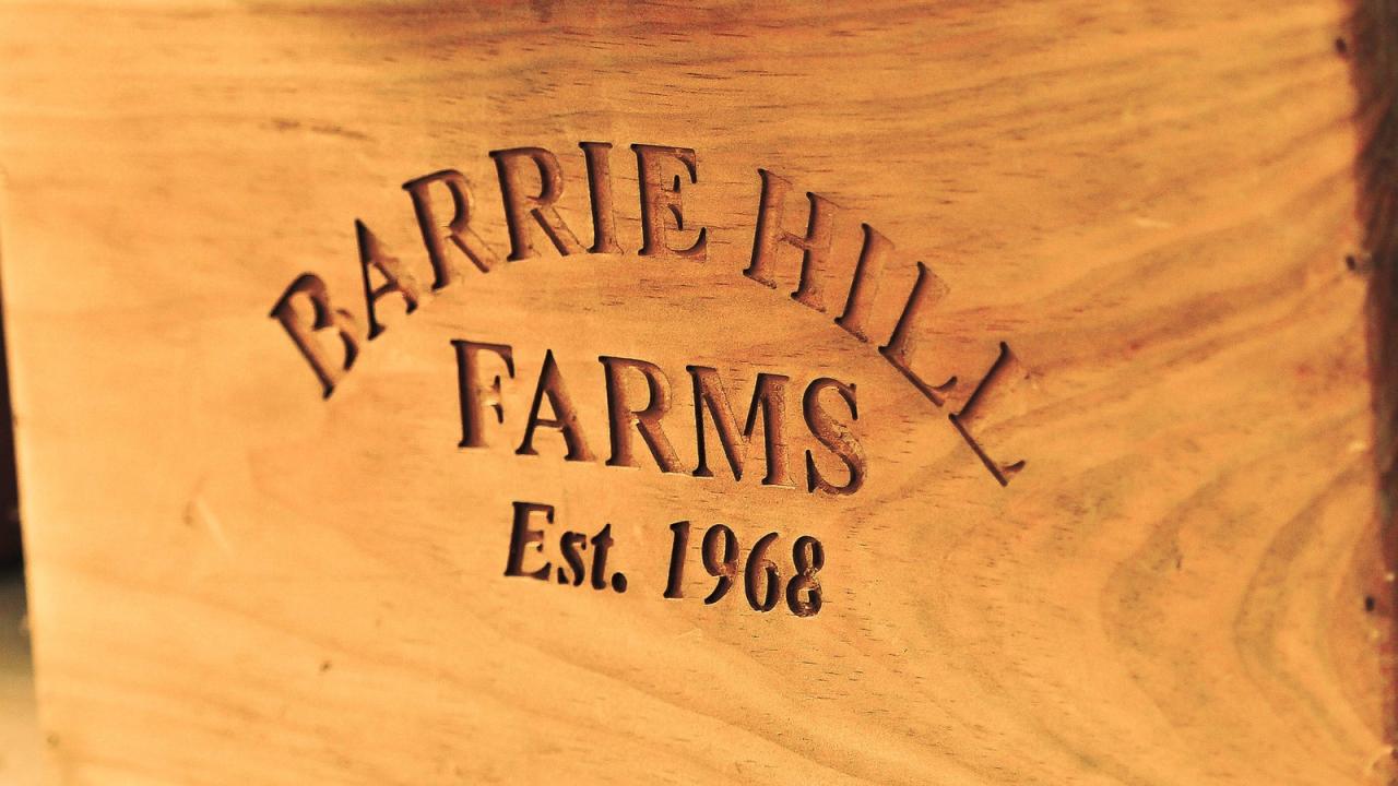 Barrie Hill Farms' history and community involvement