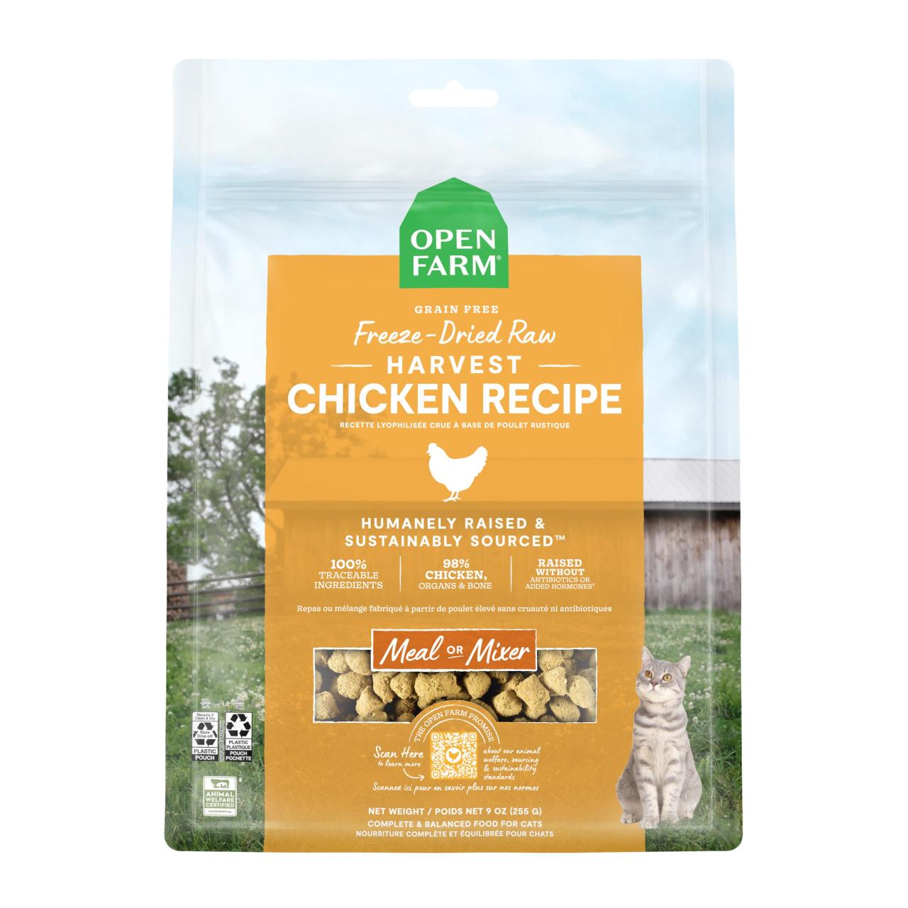 Experiences with Open Farm freeze-dried raw food for cats