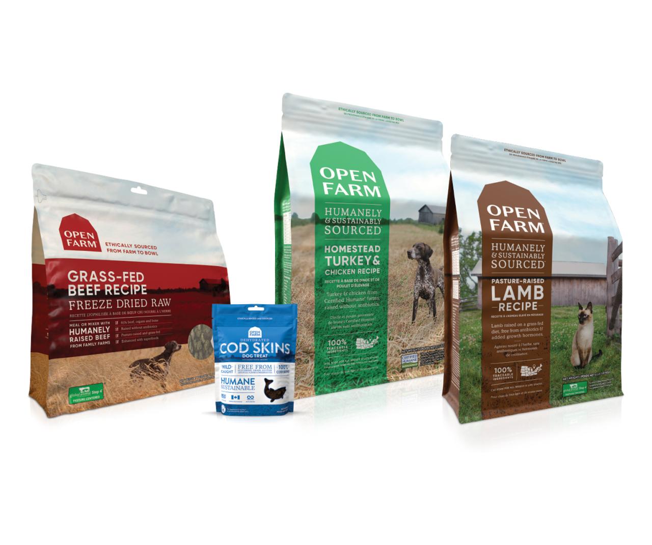 Open Farm pet food brand comparison with other brands