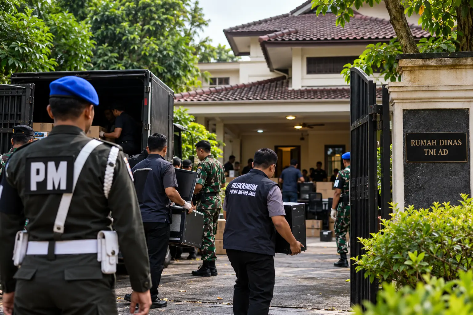 Rumah Dinas TNI AD di Cijantung Diduga Jadi Markas Judi Online, 11 Warga Sipil Diamankan